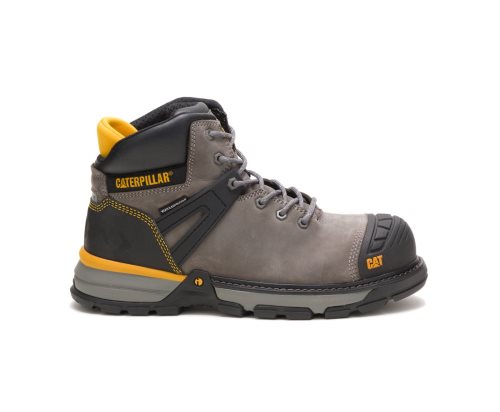 Ghete Munca Caterpillar Excavator Superlite Waterproof Nano Bombeu Barbati Grey/Black | IWKBA-5097