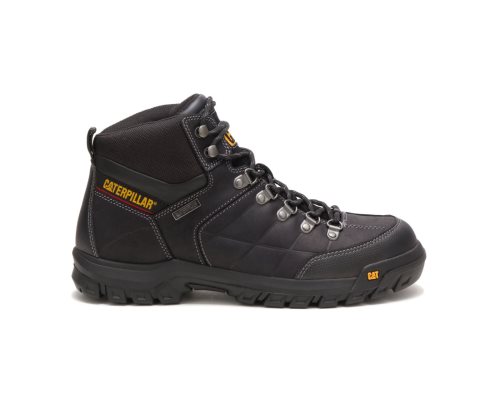 Ghete Munca Caterpillar Threshold Waterproof Barbati Negrii | UVTXF-2853