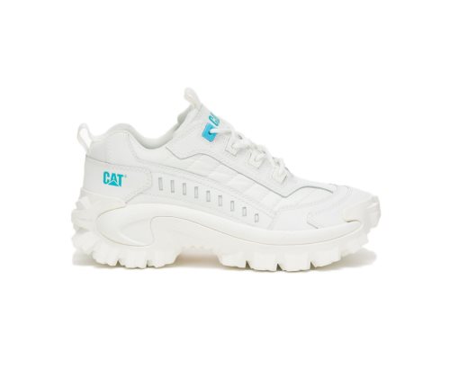 Pantofi Casual Caterpillar Intruder Barbati Bright White/Blue | EPKMZ-7903