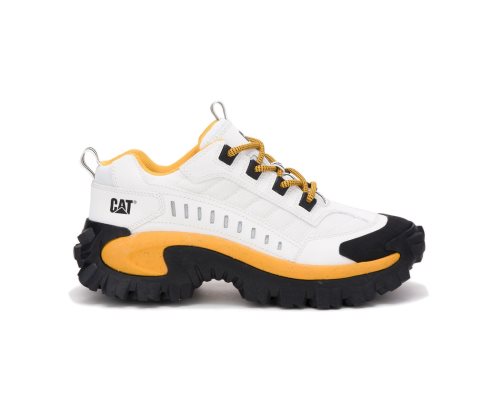 Pantofi Casual Caterpillar Intruder Barbati White/Yellow | UYGPH-8690